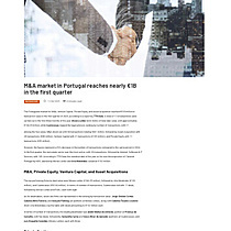 M&A market in Portugal reaches nearly 1B in the first quarter